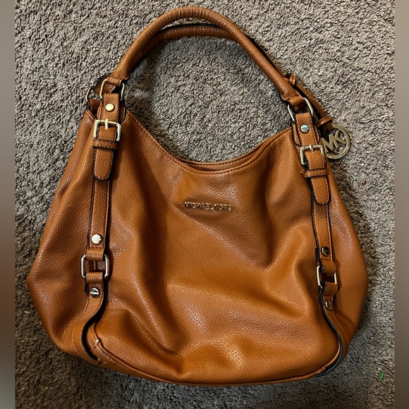 Michael Kors Handbags - Michael Kora brown leather hobo bag